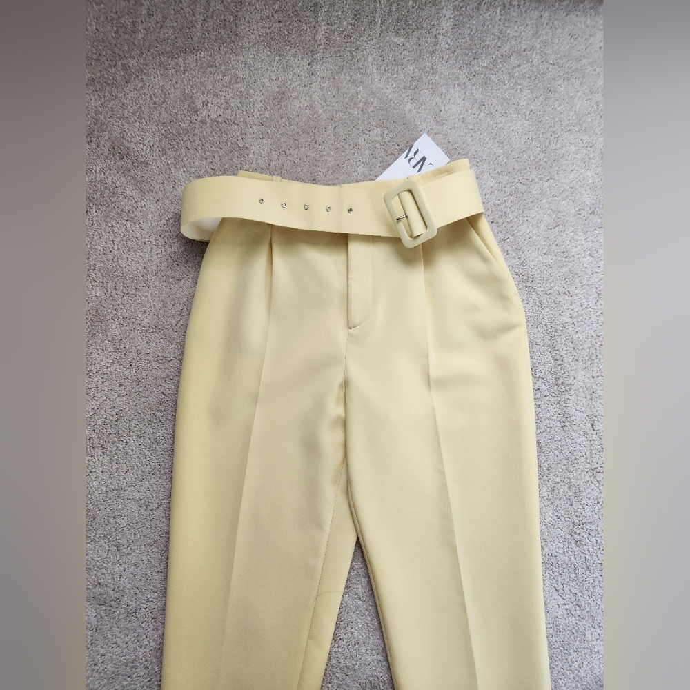 ZARA belt pants